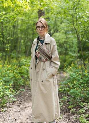 Women's textile bag on the belt and over the shoulder "KRASOLYA" handmade in ethnic style.5 photo