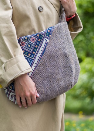 Women's shoulder bag "LELIA" handmade.6 photo