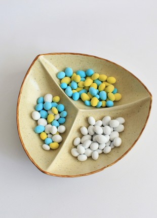 ceramic bowl for nuts, handmade snack tableware