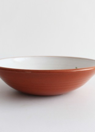 ceramic salad or fruit bowl, Ukraine pottery4 photo