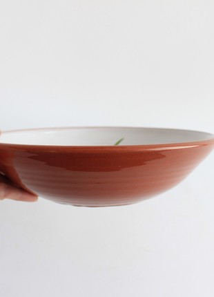ceramic salad or fruit bowl, Ukraine pottery7 photo