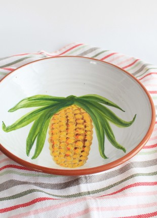 ceramic salad or fruit bowl, Ukraine pottery10 photo