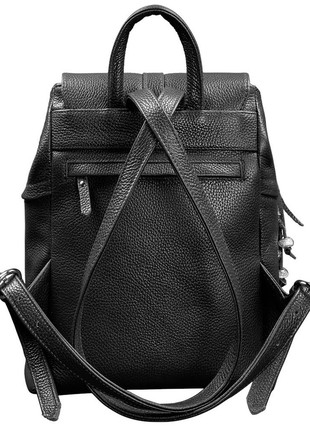 Women's leather backpack Olsen black (BN-BAG-13-onyx)6 photo