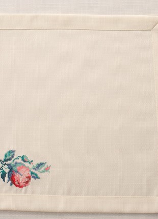 Embroidered napkin "Blooming Garden" 0.40*0.40m 273-21/004 photo