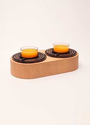 Balancing cupholder for glasses, bottles - White3 photo