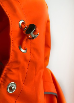 Casual Women's Orange Travel Raincoat by Parasol'ka7 photo