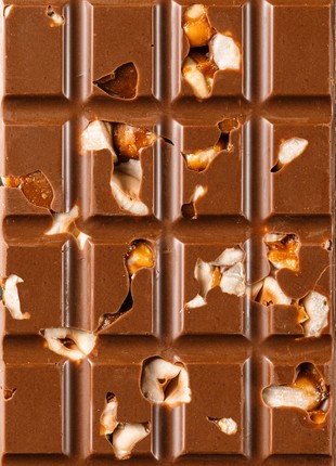 Milk chocolate Heathy Choice with hazelnuts 25g set 5 pcs