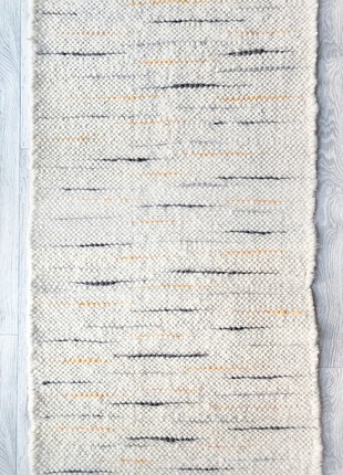 Handwoven wool carpet, rug, runner