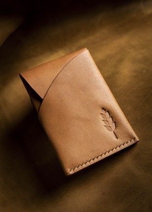 Personalized Leather card holder EDC wallet