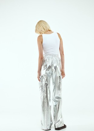 Trousers “Cargo” silver3 photo