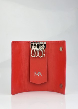Leather Key Holder, Key Case, Leather Keychain, Key Fob, Key Wallet, Gift1 photo
