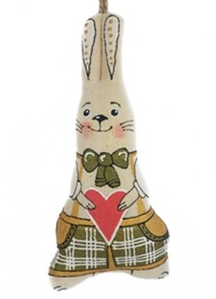 Hare in bow-tie with a heart