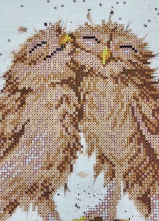 Owls in love Kit Bead Embroidery ta-5002 photo