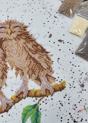 Owls in love Kit Bead Embroidery ta-5004 photo