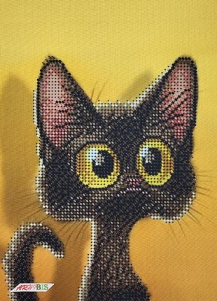 Kitty Kit Bead Embroidery a5-d-243
