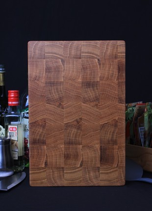 End cutting board made of oak, 30x20 cm