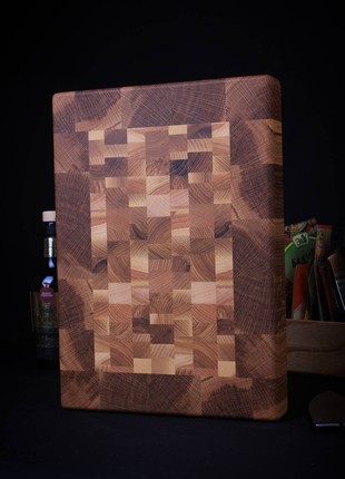Exclusive Kitchen end board 30x20 cm in oak and ash