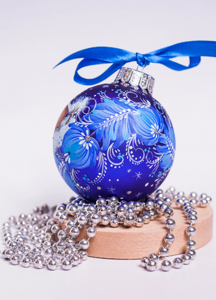 Custom house ornament, Hand Painted on Glass Bauble by Photo, Unique personalized Gift2 photo