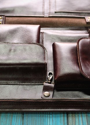 Leather Binder, Handmade Real Leather Planner for Men and Women5 photo