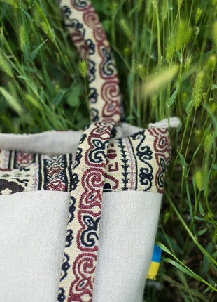 Women's Shoulder bag made of Natural Textile PHOENIX6 photo