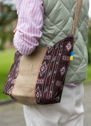 Women's bag "BEREGHYNYA" Handmade in ethnic style.3 photo