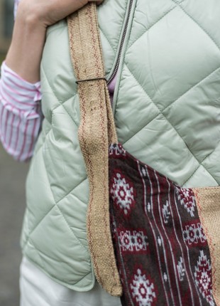 Women's bag "BEREGHYNYA" Handmade in ethnic style.5 photo