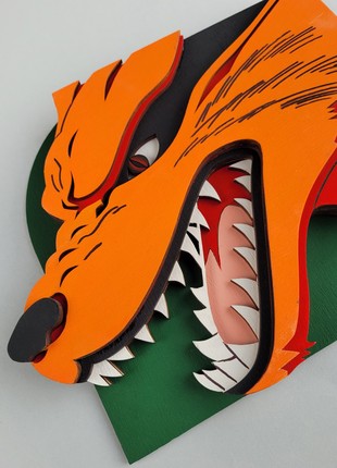 Joyki 3d wooden coloring book creativity kit «Kurama»7 photo