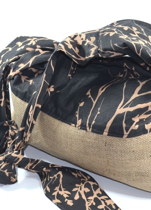 Women's Bag made of Natural Textiles "BRANCH" for Shopping2 photo