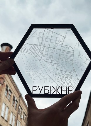 Memory Gift: Ukrainian City Map