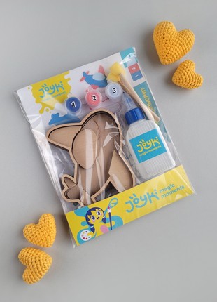 Joyki 3d wooden coloring book creativity kit «Plane»2 photo