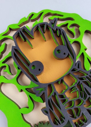 Joyki 3d wooden coloring book creativity kit «Groot»6 photo