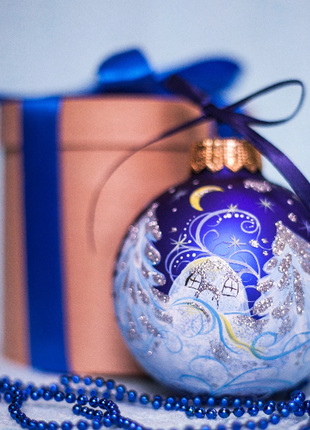Mom, Daddy and Baby - Bears Hand Painted Ornament, Newborn Gift2 photo