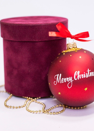 Personalized Red Ornament with child, Portrait by photo gift – One person9 photo