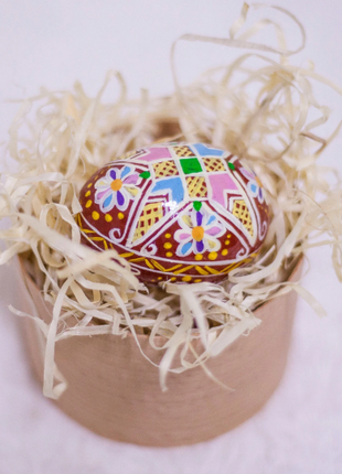 Decorative Art Easter Egg and Stand, Ukrainian Pysanka2 photo