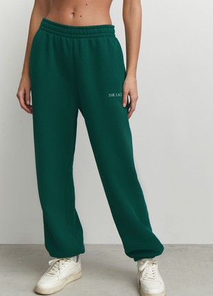 Jogger pants in green1 photo