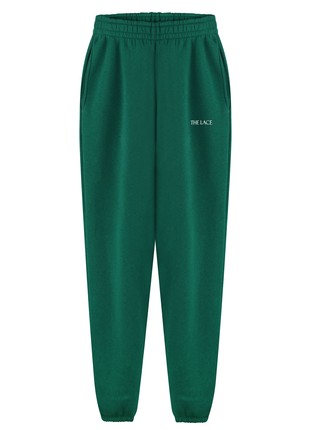 Jogger pants in green6 photo
