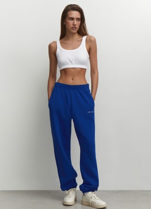 Jogger pants in blue