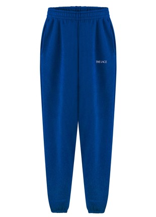 Jogger pants in blue5 photo