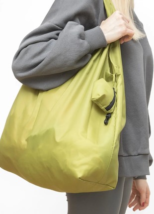 Shopper bag made from recycled plastic bottles ♻️, oliva2 photo