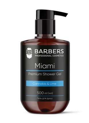 Shower Gel Barbers Miami 500 ml2 photo