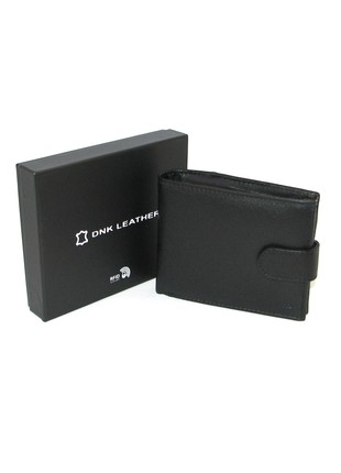 Leather wallet DNK N992L-CCF blk