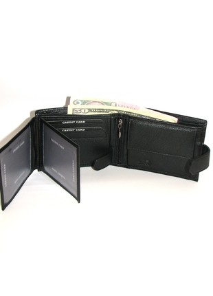 Leather wallet DNK N992L-CCF blk8 photo