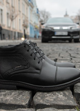Men's leather boots "Vivaro 592" - in almost any situation3 photo