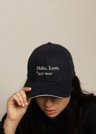 Baseball cap “Make. Love.”1 photo