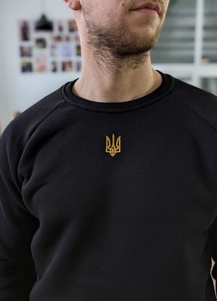 Men`s sweatshirt trident Warm Vsetex Black4 photo