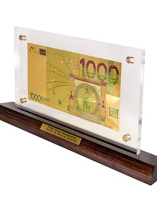 Banknote 1000 EUR (euro) in a box 14.5*28 cm4 photo