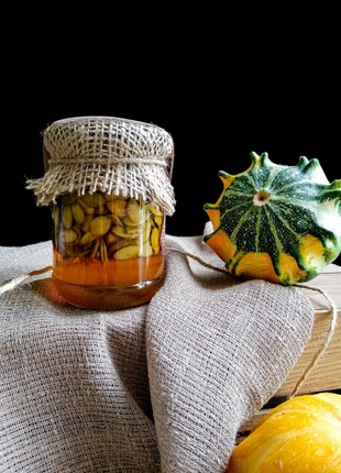 Honey with Pumpkin Seeds ECO-MedOK, 320 grams - set of 3 items