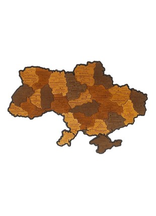Map of Ukraine medium 3D volume multilayer 92.5*64.6 cm