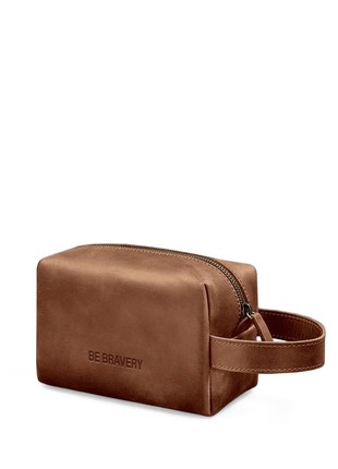 Leather makeup bag 5.0 llight brown Be bravery BN-CB-5-k-kr-b2 photo
