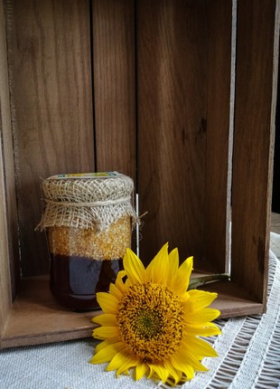 Honey with sesame ECO-MedOK, 320 grams - set of 3 items